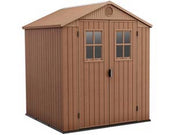 1pz casetta da giardino darwin in evotech+ marrone - cm.190x183x221h cod:ferx.fer444668
