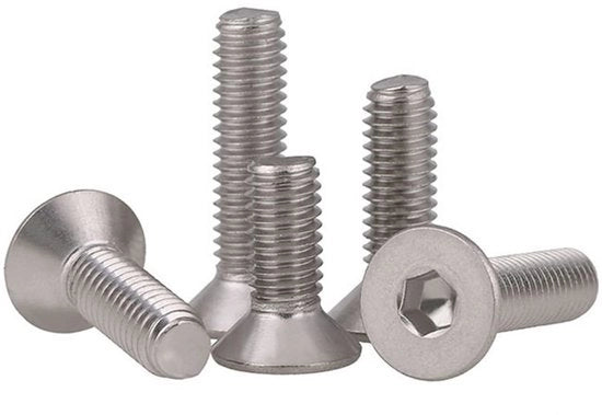 Boutoni a testa esagonale M12x50mm in acciaio inossidabile 304, Rvs, DIN7991, 50 pezzi