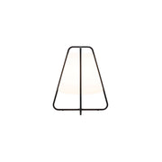 Lampada Led Teepee Zafferano Ricaricabile - Touch, da Interno ed Esterno IP65, Design Moderno Senza Fili Nera