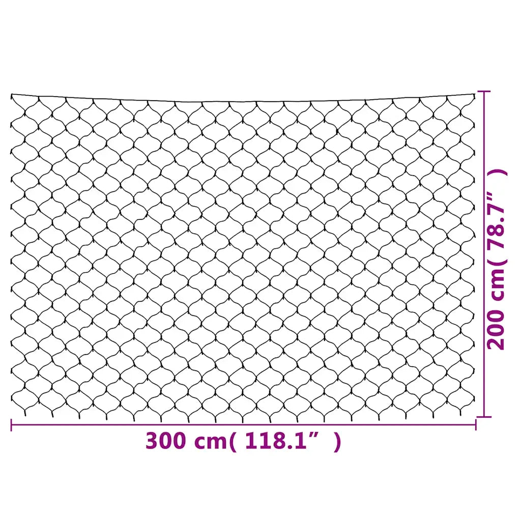Luci di Natale Rete Colorate 3x2m 204 LED Interni Esterni CFW2949723