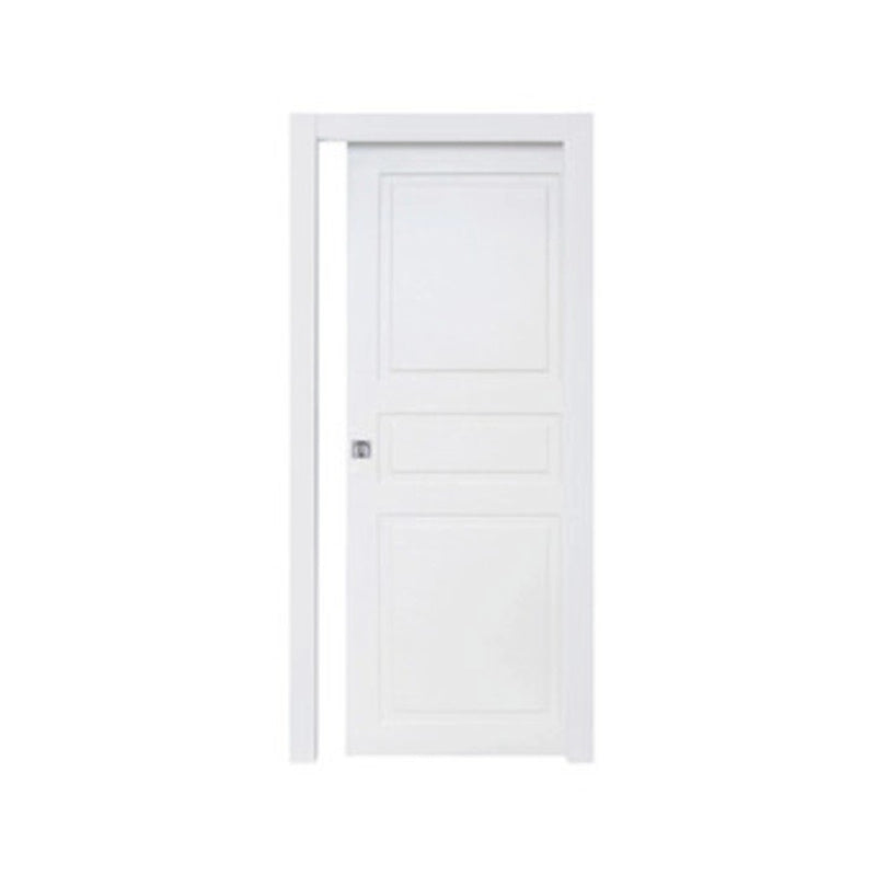 PORTA BUGNA SCORREVOLE 80X210 CM LACCATO BIANCO
