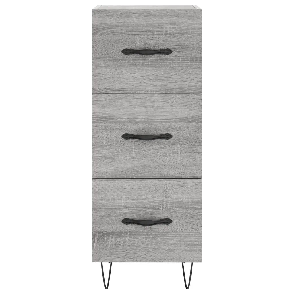 Credenza Grigio Sonoma 34,5x34x180 cm in Legno Multistrato 3198887