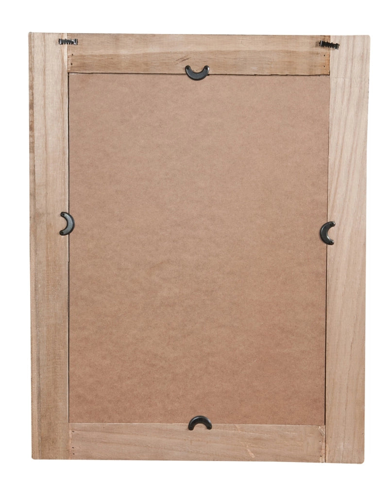 Biscottini Specchio da parete in legno massello RUSTICO effetto antico dipinto Offerta