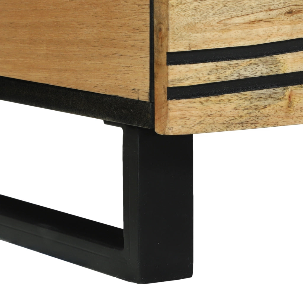 Tavolino da CaffÃ¨ 80x54x40 cm Legno Massello di Mango