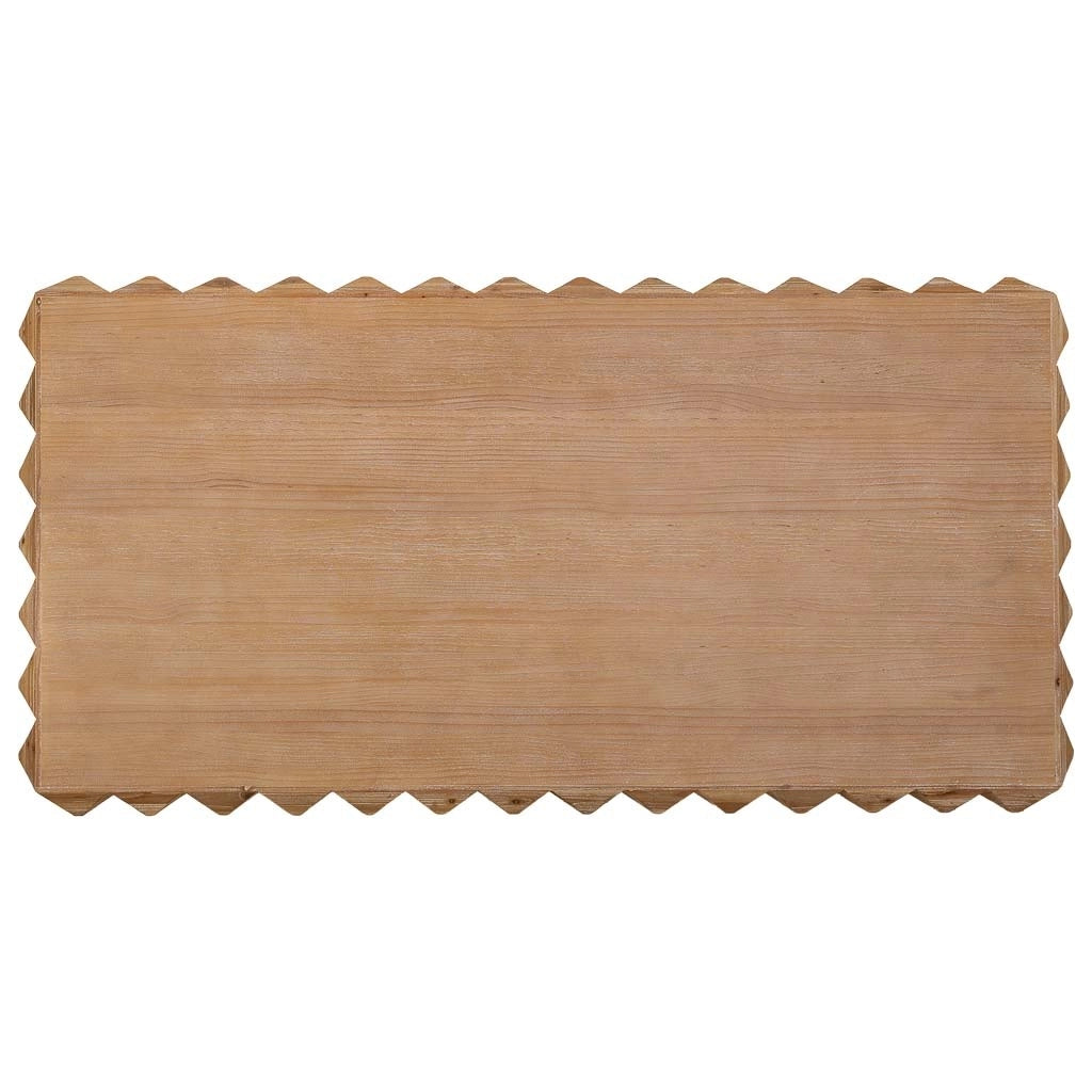 Tavolo in legno e metallo marrone 200x100x78h cm