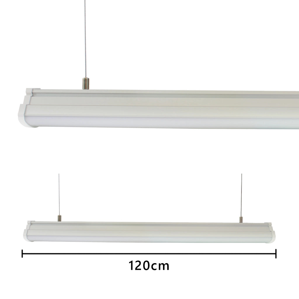 Alcapower Plafoniera LED Rail serie IP44 40W 4000lm 4500K 120cm: Illuminazione professionale a elevata efficienza per ambienti tecnici e industriali