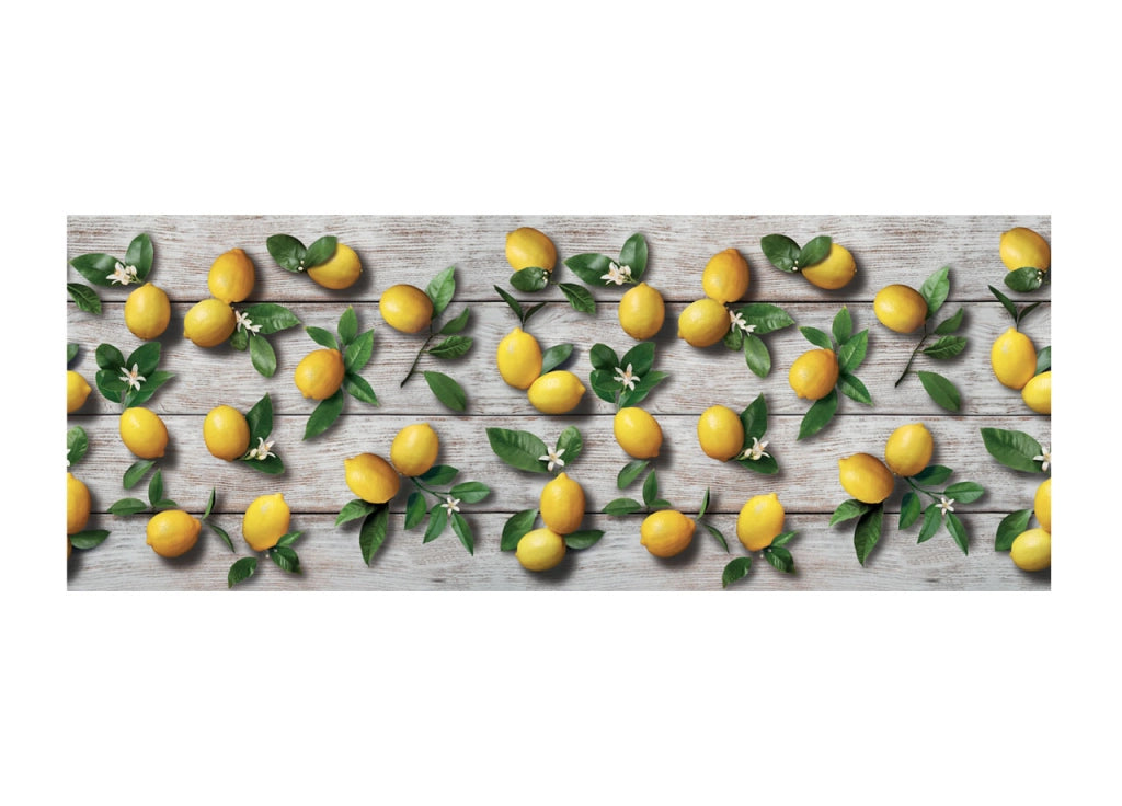 Tappeto Cucina Antiscivolo Stampa Digitale Linea Emozioni Fantasie Sapori - 58x80 - Limoni