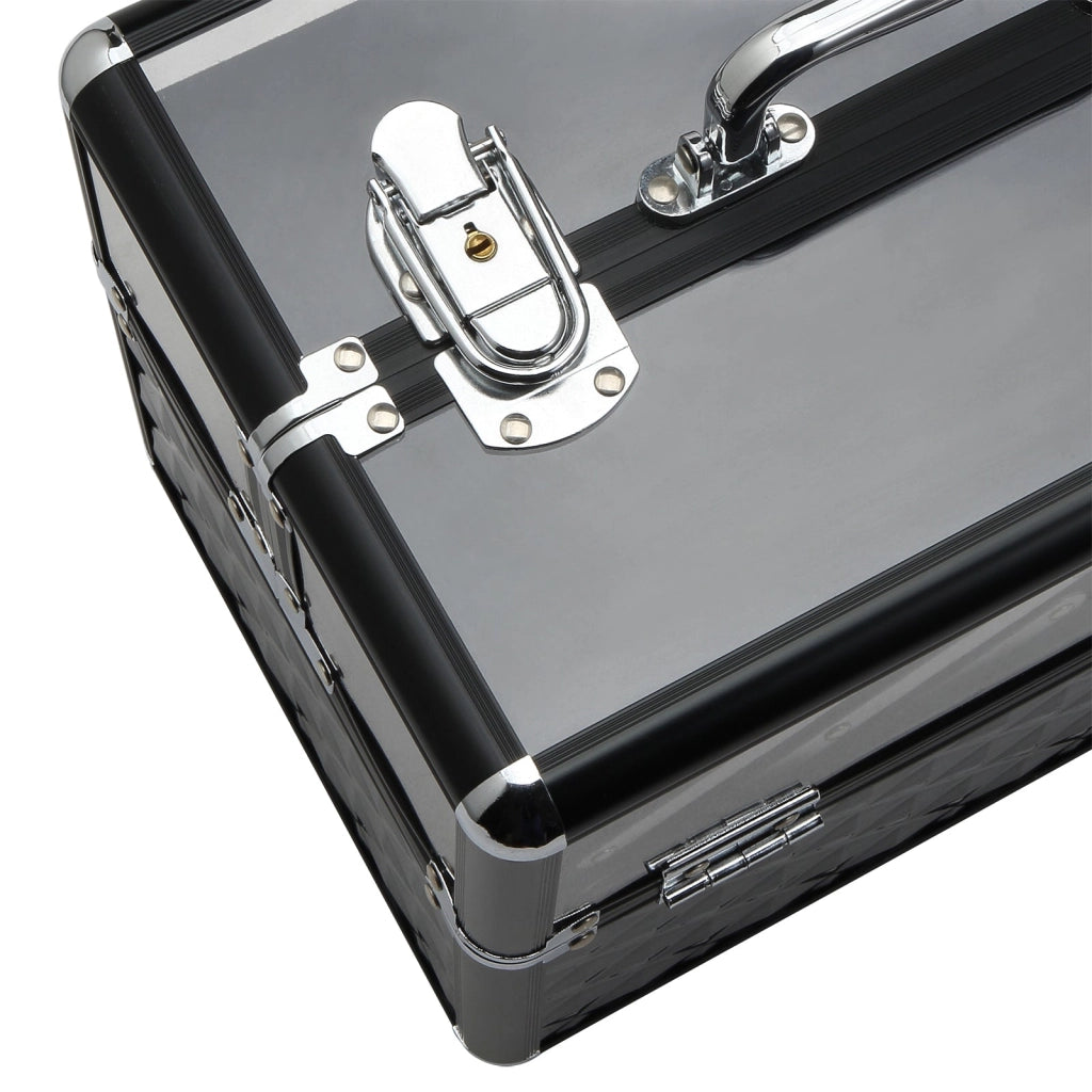 Valigetta per Estetista Make Up Trucchi 30x18,5x22 cm  Beauty Nero