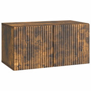 Mobile Porta TV da Muro Rovere Fumo 59,5 x 31 x 30 cm