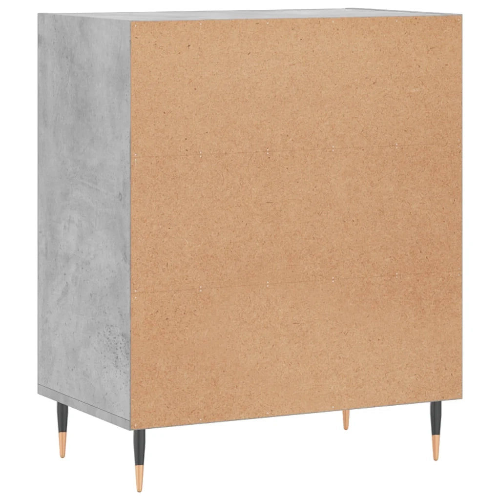 Credenza Grigio Cemento 57x35x70 cm in Legno Multistrato 827128