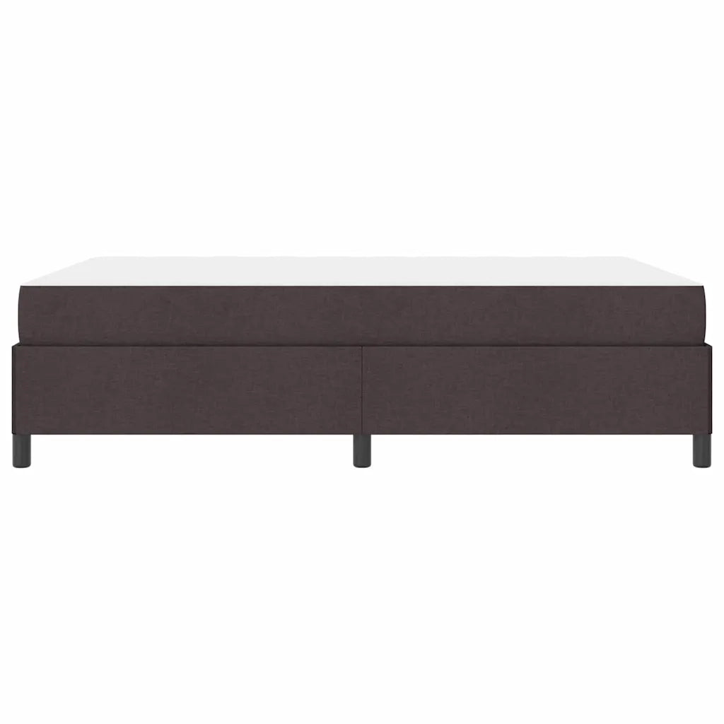 Letto a molle Marrone Scuro 160 x 200 cm Tessuto 3398874