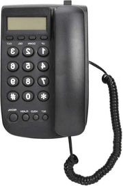 Telefonino per Ufficio con Risposta Automatica - Telefonino per Casa e Ufficio - Identificazione Automatica FSK/DTMF - Nero .