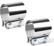 Kit di guarnizioni a doppia vite per connessioni di scarico, 2 pezzi, Ø 56 mm, guarnizione universale a doppia vite per scarico Ø 56 mm/L: 76,2 mm