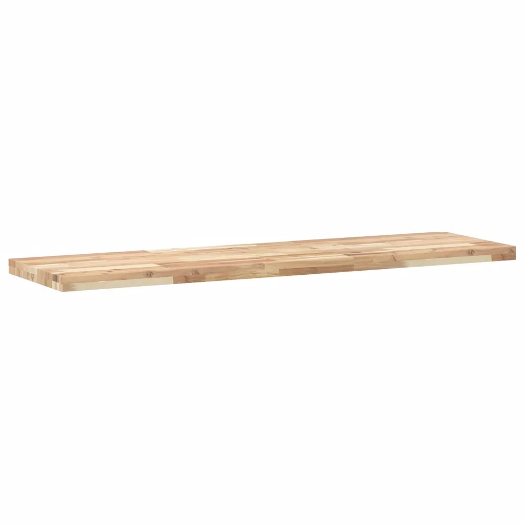 vidaXL Mensole da Parete 4 pz 140x40x4 cm Legno Acacia Non Trattato