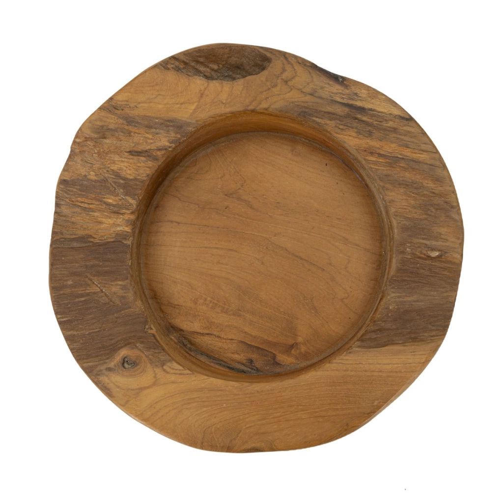 Vassoio Natura 23, Marrone, Legno, 20x20x6 cm