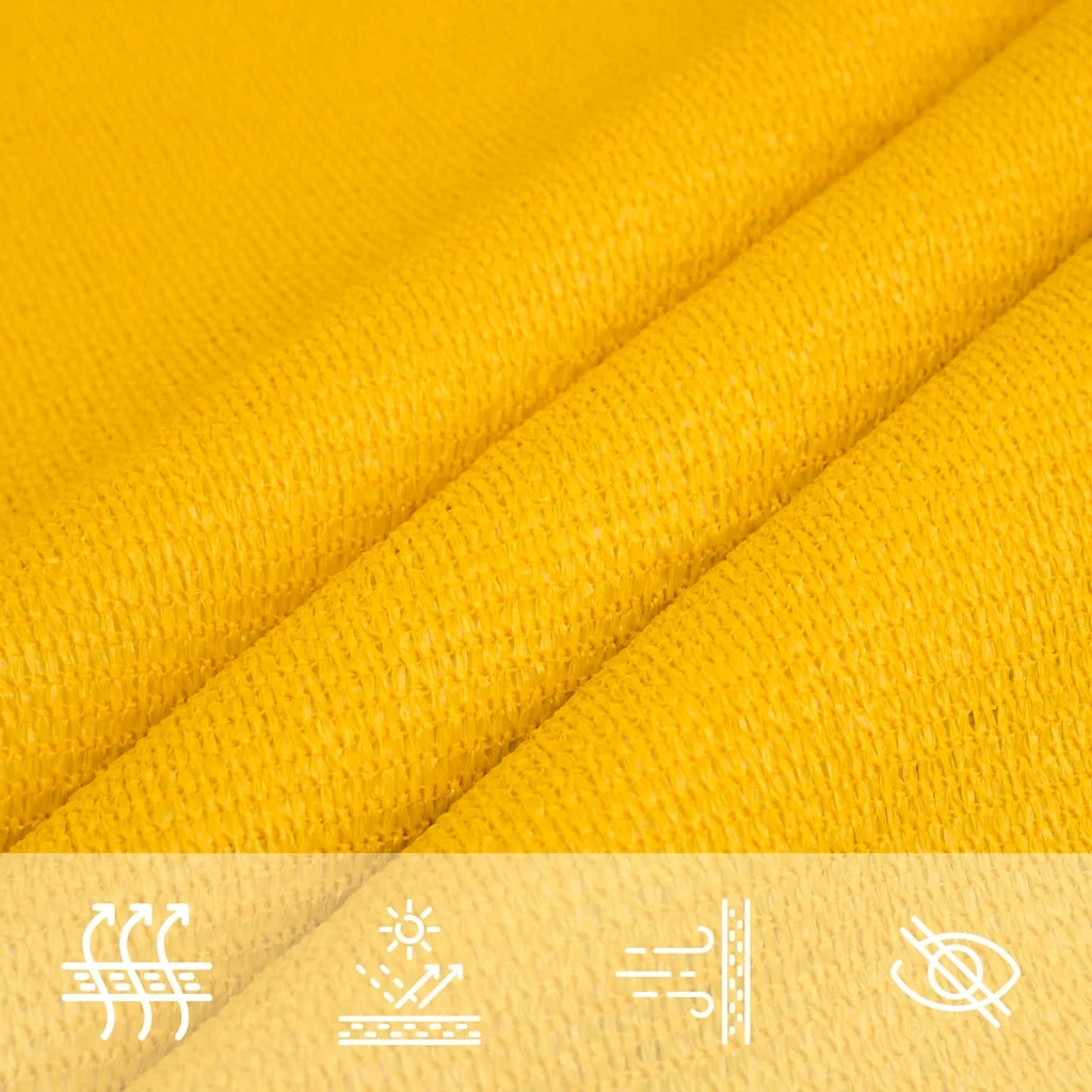 Vela Parasole 160 g/m² Gialla 2,5x4 m in HDPE 311564