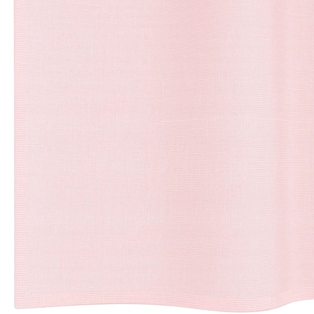 Tende in Voile con Passanti 2 pz Rosa Chiaro 140x140 cm 4102276