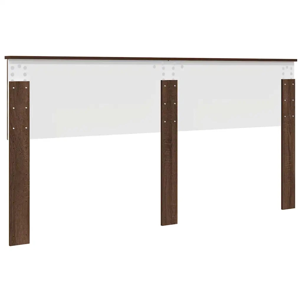 Testiera-Testata-Testiera Decorativa Rovere Marrone 180 cm Legno multistrato 758043