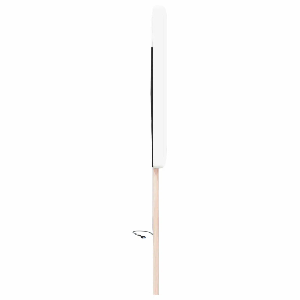 Testiera LED Bianco 90 cm Pelle Sintetica 42007294