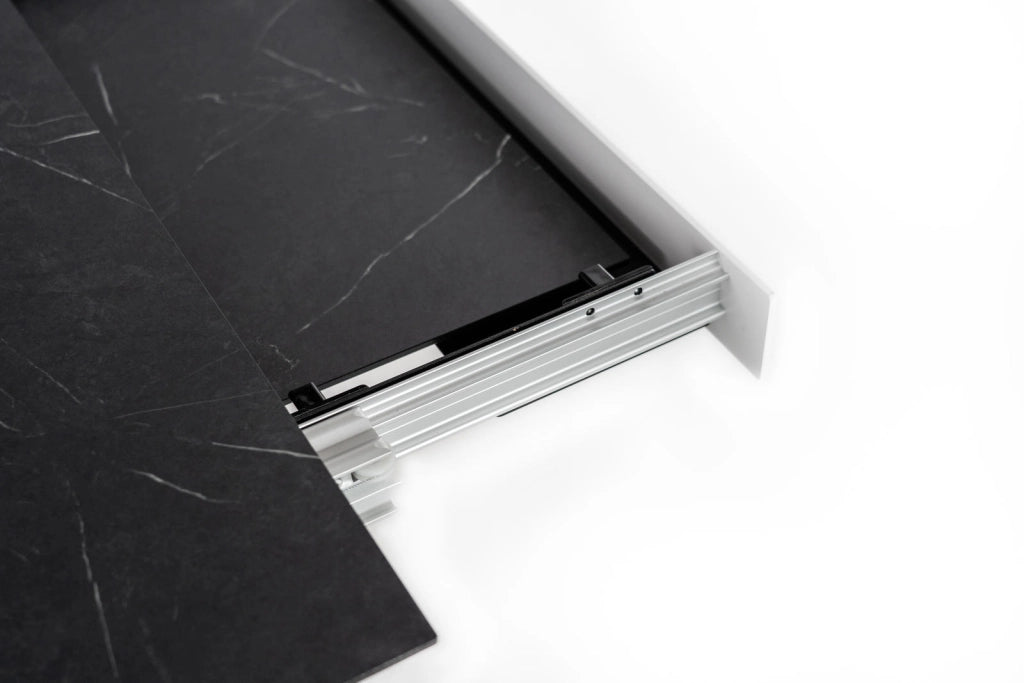 Barret - Tavolo Allungabile (170/270 x 90 cm) in HPL su MDF Nero