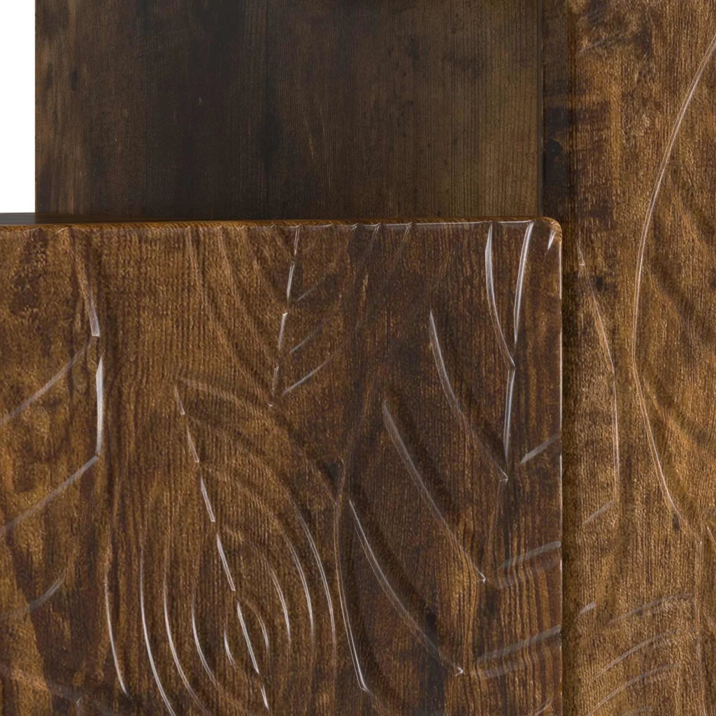 Mobile TV LED Rovere Fumo Legno ingegnerizzato 897130