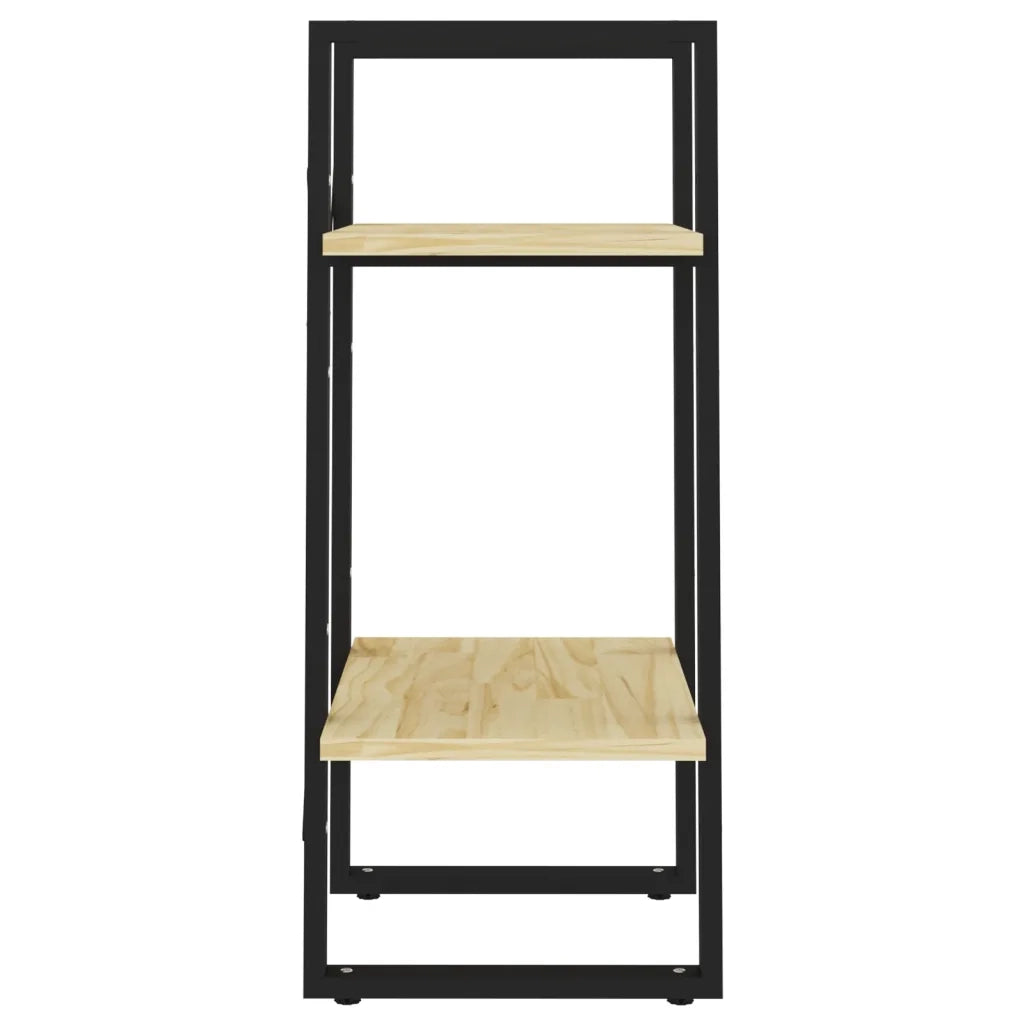 Libreria a 2 Ripiani 40x30x70 cm in Legno Massello di Pino 806412