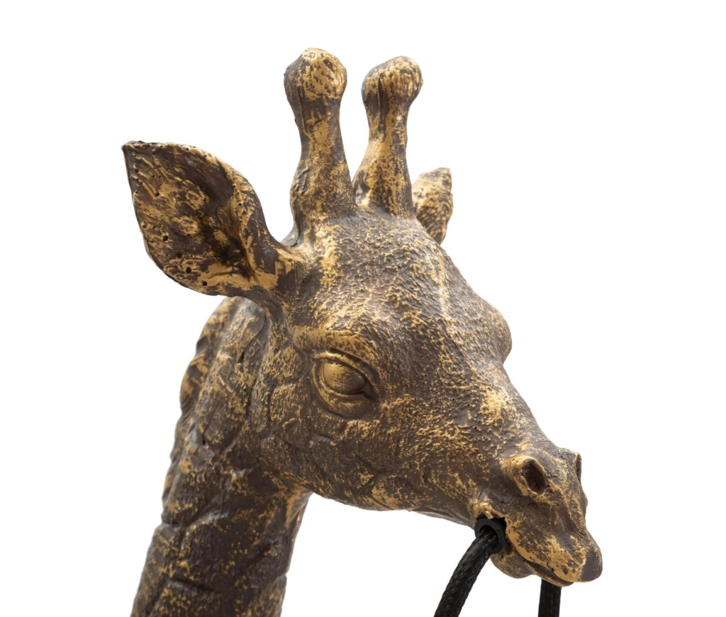 Lampada da Tavolo Giraffa 40x22x80 cm in Poliresina