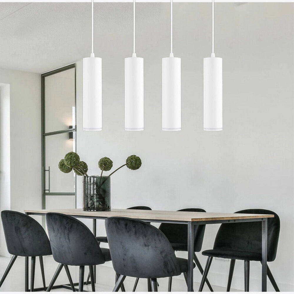 Trade Shop - Lampadario A Sospensione Da Soffitto Forma Cilindrica Lampada Pendente Attacco Gu10 Sp-01 -