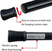 Maniglia per tenda - attaccapanni, maniglia per doccia, lunghezza extra, maniglia per tenda per camera da bagno, camera da letto, 70-120cm.