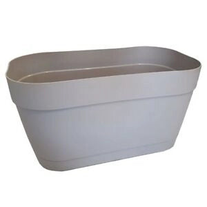 Vaso Orlando Ovale 45 cm tortora