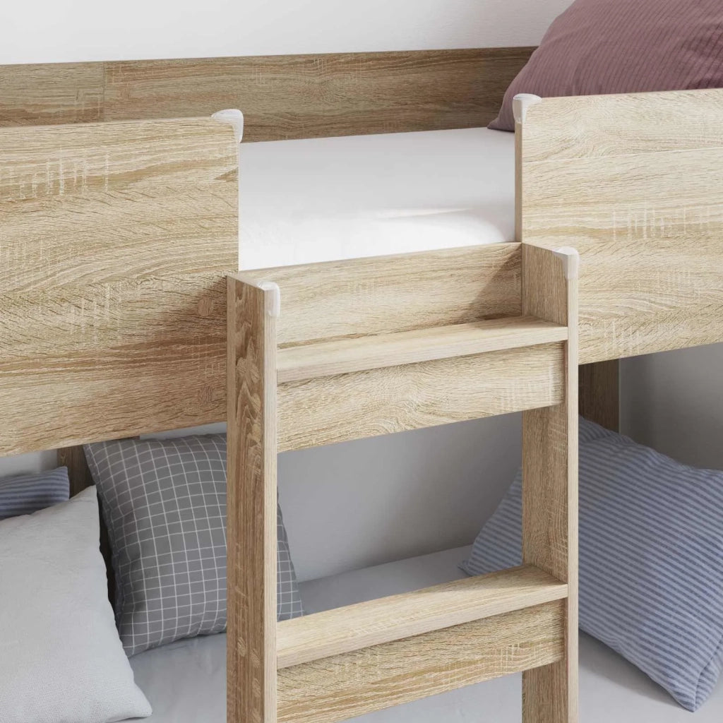 Letto a Castello per Bambini Rovere Sonoma 80 x 200 cm 3410525