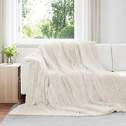 Coperte da Pile 6 pcs Crema 270 x 240 cm Panno