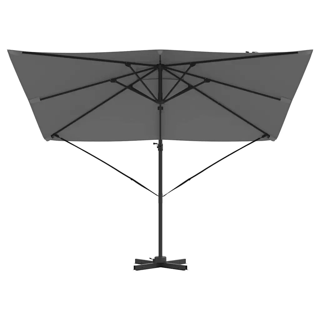 Parasole Roma-Ombrellone da giardino Antracite 286 x 284 x 265 cm