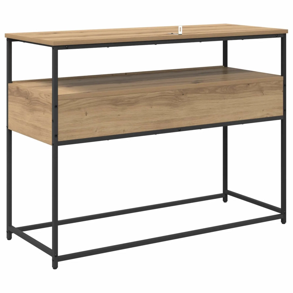Tavolo consolle Rovere artigianale 100 x 40 x 75 cm