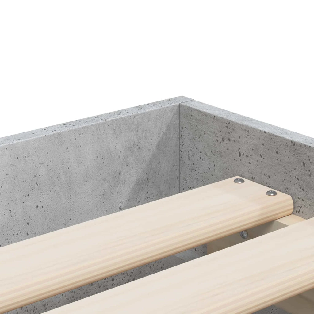 Telaio del letto con storage Sonoma grigio 80 x 200 cm 3429609