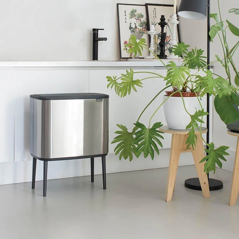 Brabantia 315848 bidone per la spazzatura 36 L Rettangolare Acciaio Acciaio inossidabile