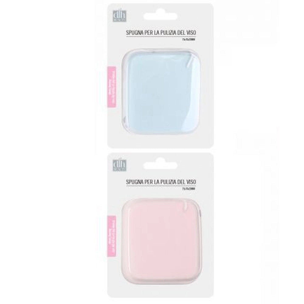 Trade Shop - 4pz Spugne Detergenti Per Pulizia Viso Make Up Dischetti Struccanti 70x75 Mm -