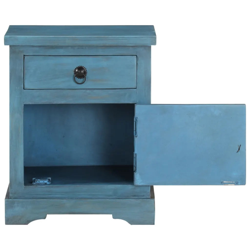 Comodino in Legno Massello di Mango 40x30x50 cm 246150