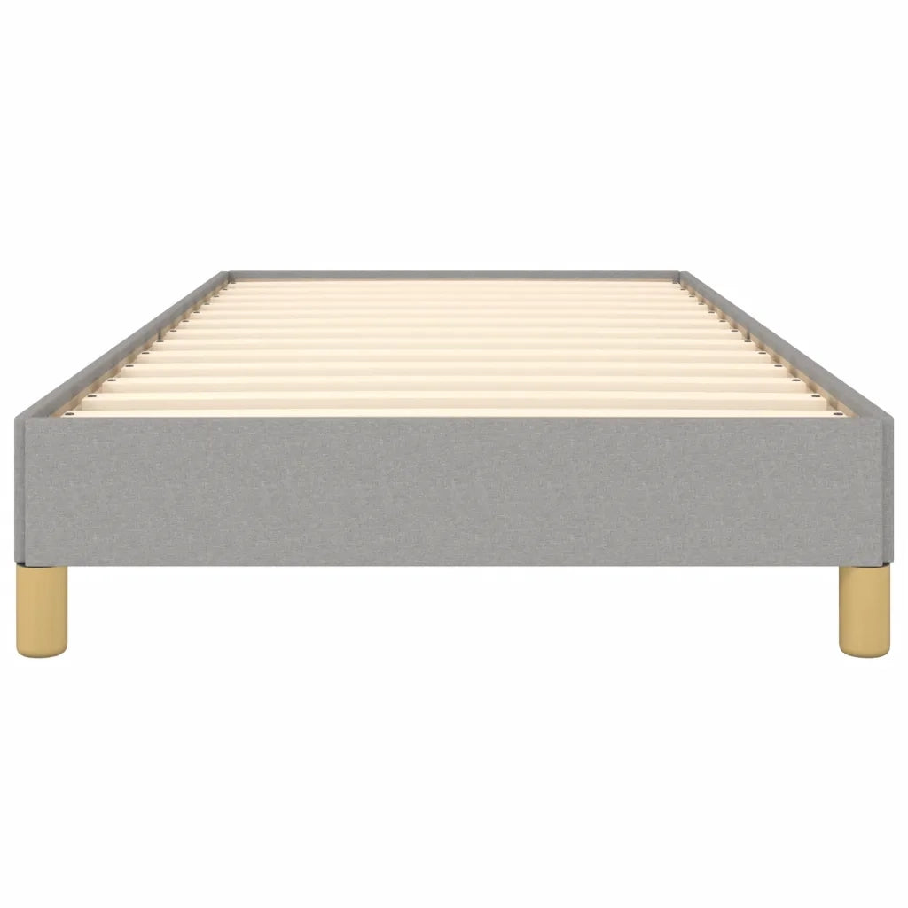 Giroletto senza Materasso Grigio Chiaro 90x190 cm Tessuto 346778