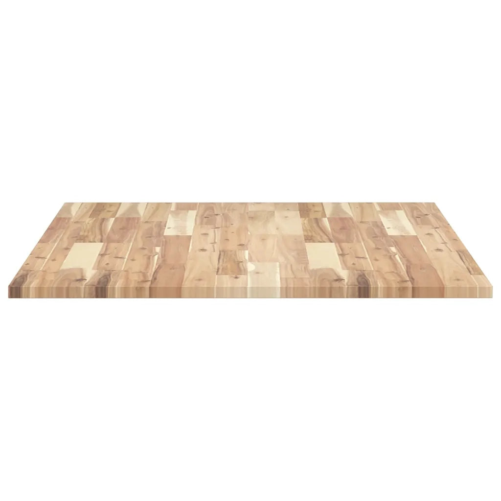 Piano Scrivania Non Trattato 100x80x2cm Legno Massello Acacia 3279732