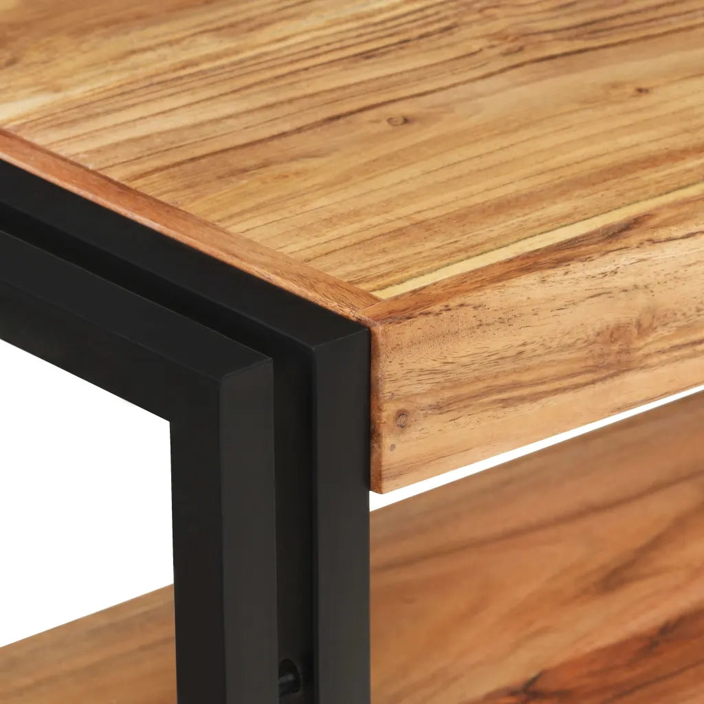 Tavolo Consolle 90x30x75 cm in Legno Massello di Acacia cod mxl 57211