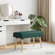 Panchina trapuntata a canale Verde Scuro 80 x 40 x 46 cm 42038478
