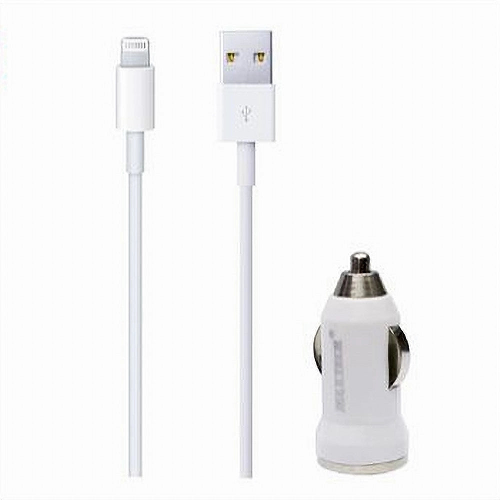 Trade Shop - Kit Caricabatterie Da Auto Accendisigari Cellulare Smartphone 5w Maxtech Ip001 -
