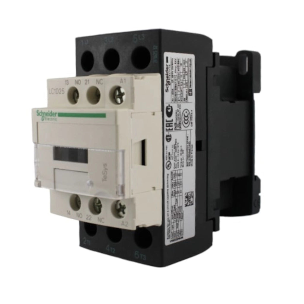 Contattore TeSys LC1D - 3 poli - AC3 440V 25 A - 24 V AC Schneider