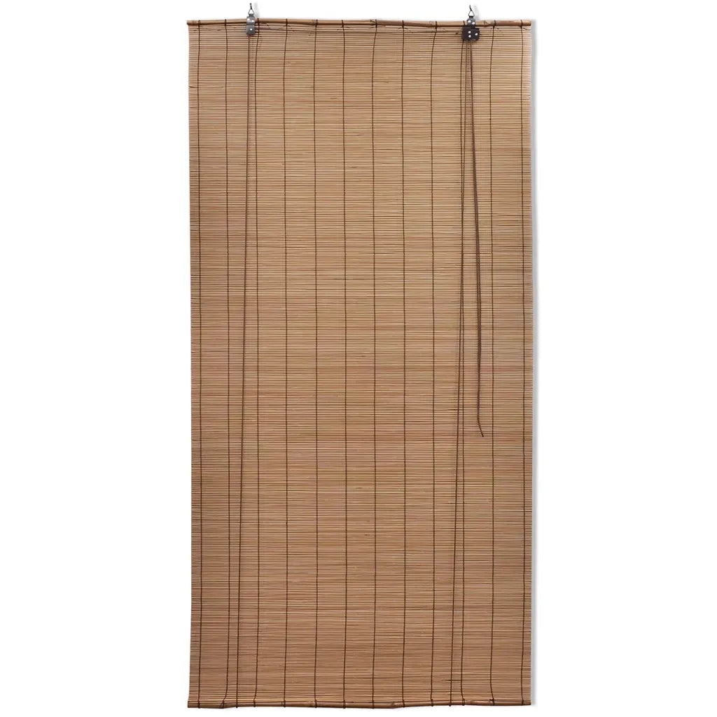Tende a Rullo in Bamb¨´ Marrone 140x160 cm