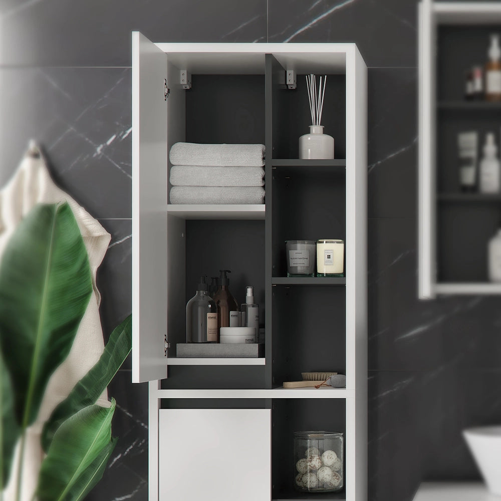 Vicco Mobile bagno alto Bianco 50 x 170 cm