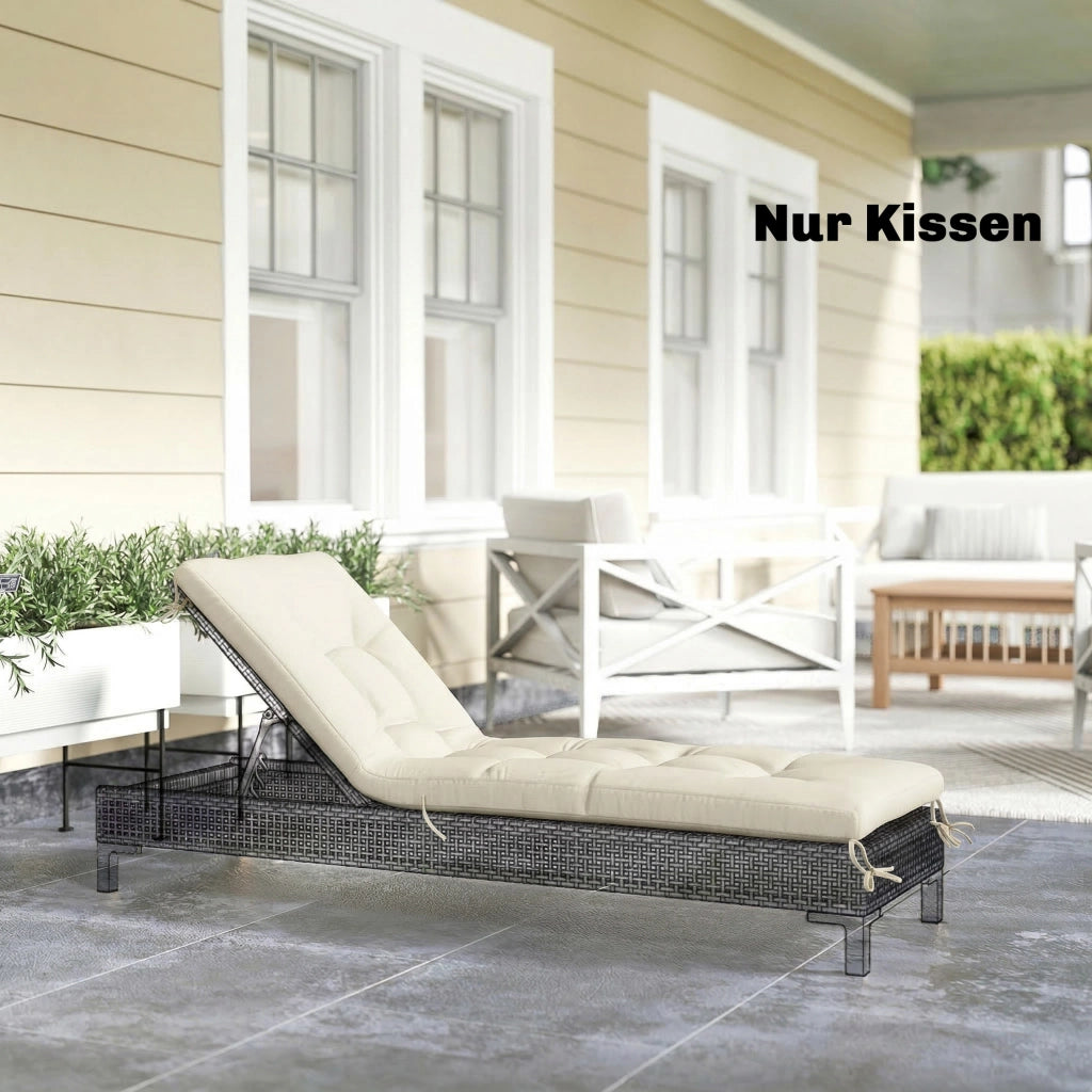 Cuscino per pallet rimovibile ¨C zephmum ¨C 198x65x13 cm beige