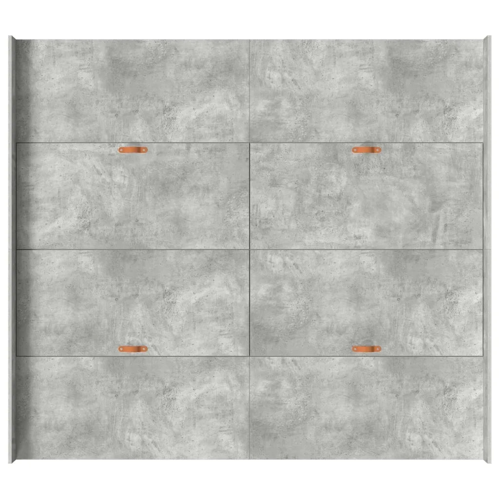 Struttura letto con contenitore Grigio cemento 180 x 200 cm 3335272