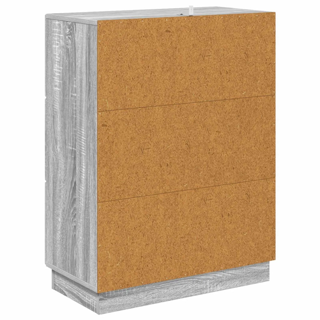 Mobile con Cassetti Grigio Sonoma 66 x 34,5 x 87 cm 895301