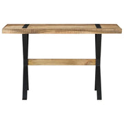 Tavolo da Pranzo | Tavolo da cucina 120x60x76 cm in Legno di Mango Grezzo